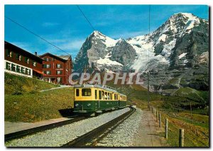 Postcard Modern Wengerlnalp 1873m Hotel Jungfrau und und Wengernalpbahn Eiger...