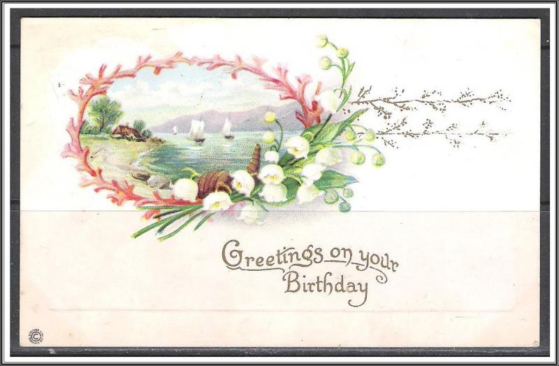 Greetings On Your Birthday - Embossed - [MX-202]
