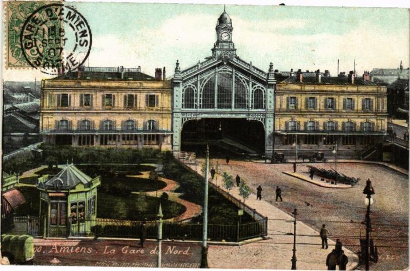 CPA ed. AQUA 400 AMIENS La Gare du Nord (214945)