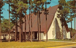 BILOXI, Mississippi MS   CHAPEL~Keesler Air Force Base  1967 Military Postcard