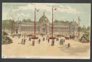 Ca 1901 PPC* VINTAGE HOLD-TO-LIGHT PARIS EXPOSITION 1900 ALMOST SEE INFO