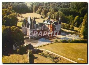  Modern Postcard Mortree Orne seen air Castle of O of 15th with the 17th S