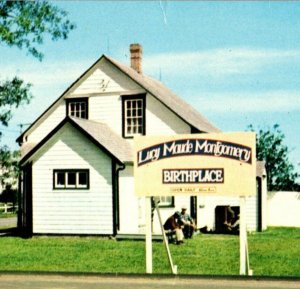L M Montgomery Birthplace Clifton Corner New Island PEI Vintage Postcard