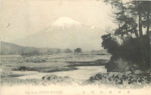 Japan Mount Fuji C-1910 Suijin Woods Postcard 22-8843