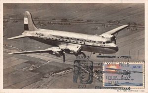 St Louis Missouri Air Mail Field Flying Dutchman Real Photo Postcard AA8251