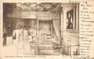 BR61111 queen mary s bedroom holyrood palace  edinburgh scotland postcard