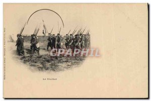 Old Postcard Army Flag