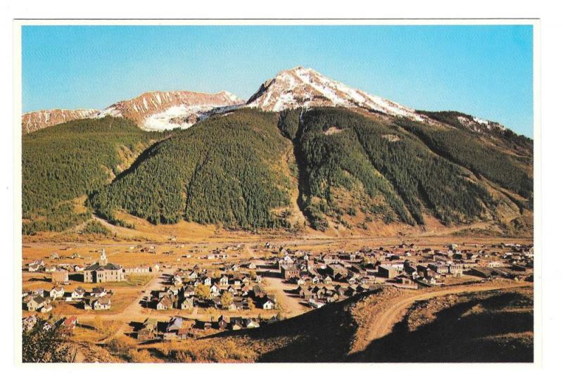 Silverton Colorado Aerial View San Juan Natl Forest Petley