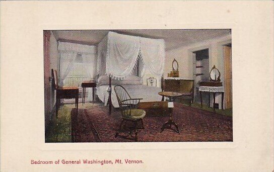 Bedroom Of General Washington Mount Vernon Virginia