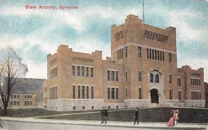 Syracuse New York c1910 Postcard State Armory