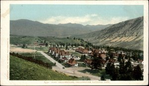 Yellowstone Nat'l Park Wyoming WY Fort Yellowstone Detroit Pub Vintage Postcard