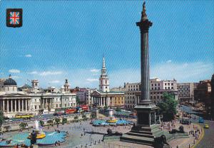 England London Trafalgar Square and Nelson's Column