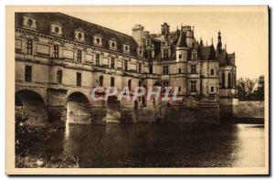 Old Postcard Chenonceaux Chateau East Facade