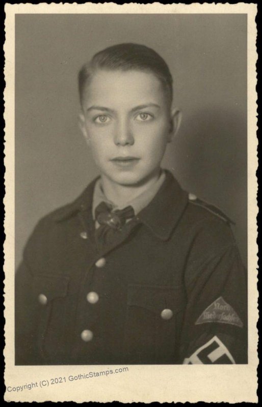 3rd Reich Germany Hitler Youth HJ RPPC Propaganda Card G84724 | Europe ...