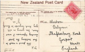PC NEW ZEALAND, WANGANUI, THE MUSEUM, Vintage Postcard (B41625)
