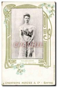 Old Postcard Queen Wilhelmina of Holland