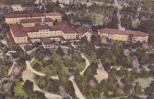 North Carolina Pinehurst Air View Of Carolina Hotel Albertype