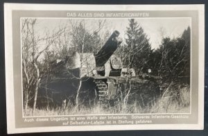 Mint Germany Real Picture Postcard Heavy Infantry Tank WW2