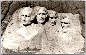 1952 Mt. Rushmore Memorial South Dakota SD Real Photo RPPC Posted Postcard