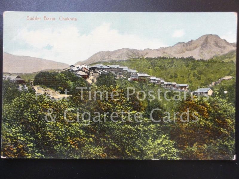 India: Sudder Bazar, CHAKRATA, Old Postcard - Pub by Moori Dhur