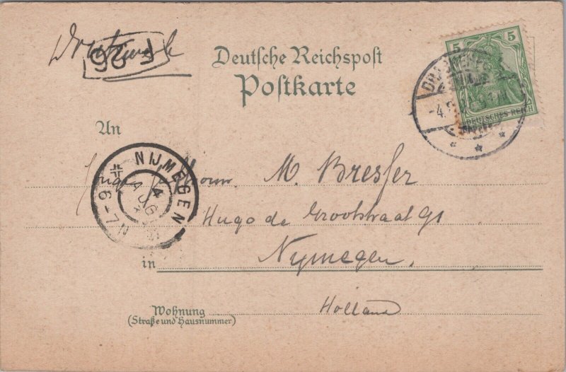 Germany Gruss vom Drachenfels Vintage  Postcard C309