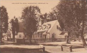 Virginia Westmorland County Log House Tea Room Washingtons Birthplace Artvue