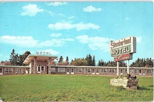 Postcard MOTEL SCENE Aulac New Brunswick NB AI7054