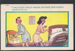 Comic Postcard - Marriage / Married / Couple / Food / Mother T8066