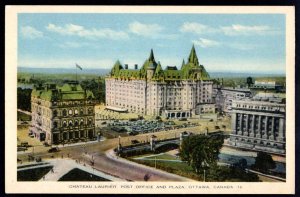 Canada Ontario OTTAWA Chateau Laurier, Post Office and Plaza PECO WB