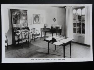 Hampshire: CHAWTON Jane Austin's Drawing Room - Old RP Postcard