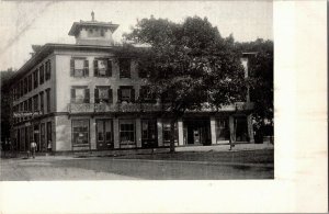 Postal Telegraph Cable Co Building Mystic CT Vintage Postcard W05