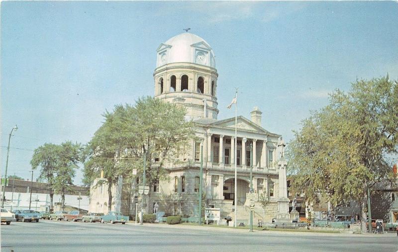 New Philadelphia Ohio~Tuscarawas County Court House~Historical Info on Bk~60s Pc