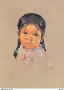 Canadian Indian Child , Artist Dorothy Oxborough , 1972 , #8