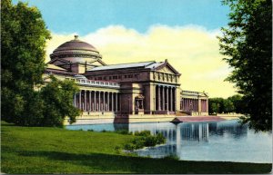 Vtg 1950s Museum of Science and Industry Jackson Park Chicago IL Postcard