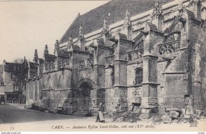 CAEN, France, 1910-1920s, Ancienne Eglise Saint-Gilles, cote sud