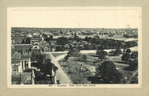 PC CPA INDIA, CALCUTTA, VIEW FROM HIGH COURT, Vintage Postcard (b13722)