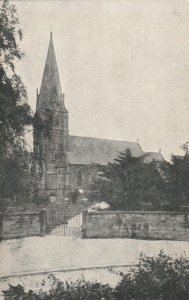 MOUNT ST MARY'S COLLEGE, THE CHURCH, Derbyshire - Vintage POSTCARD