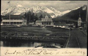 Sitka Alaska AK Pyramid Peaks c1910 Vintage Postcard