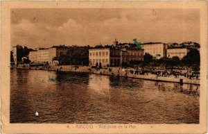 CPA CORSE - AJACCIO - Vue prise de la Mer (710153)