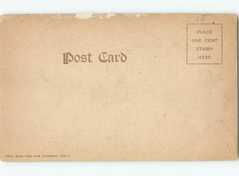 Pre-Linen Comic MEN SMOKING CIGARS AB9363