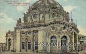 Temple of Music - Buffalo, New York NY Postcard