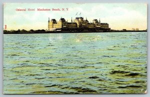 Oriental Hotel  Manhattan Beach Brooklyn  New York City    Postcard  1908