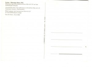 Meter Gauge Rack Locomotive, Railway  Train on Bridge