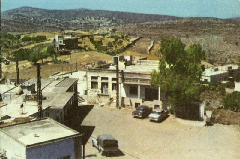 lebanon, حاريص HARISS HAREES, Town View, Cars (1980) Dutchbatt Military Mail