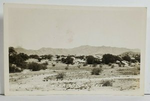 Rppc Draggon Mts Near Wilcox Arizona Real Photo Postcard O20