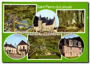 Modern Postcard St Peter's Lorouer Sarthe