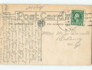 Divided-Back COMIC POSTCARD Leon New York NY HM4731