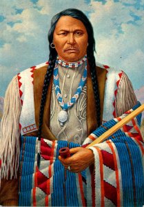 Indian Chief Ouray Of The Utes Portrait By Robert Lindneux