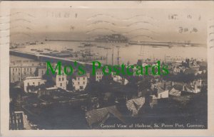 Guernsey Postcard - St Peters Port, General View of Harbour   RS35496