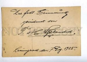 198101 CIRCUS roller-skate SPLENDID Globe AUTOGRAPH 1925 Photo